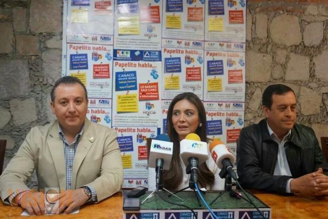 Presentan a Lupita Morales como la nueva Presidenta de la Canaco ServyTur Morelia 