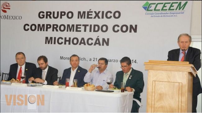 Grupo México invertirá en Michoacán más de dos millones de pesos en Angangueo 