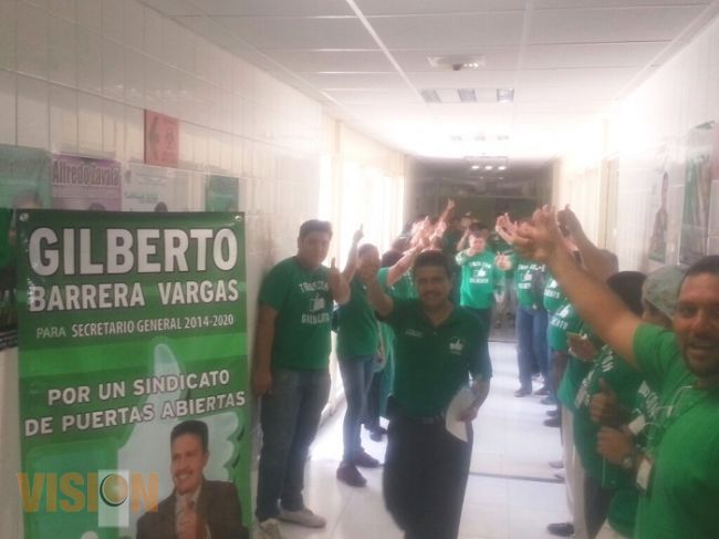 Gilberto Barrera candidato al Sindicato XX del IMSS en Michoacán‏ realiza gira