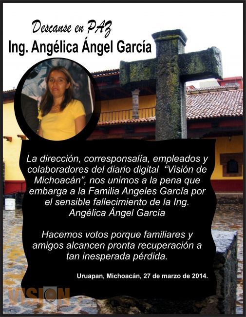 Fallece la Directora de la Huatapera, Angelica Angel García