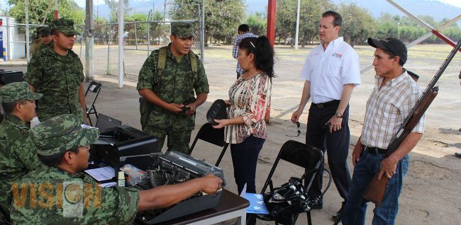 Hoy cierra SEDENA registro de armas en Uruapan