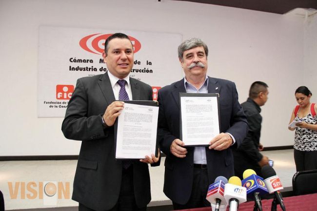 Firman convenio de colaboración la CMIC y la Prodecon