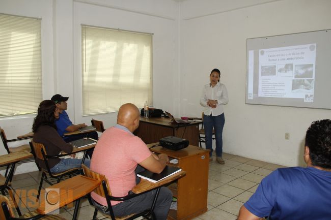 PC capacita a personal de salud en materia de primeros auxilios.