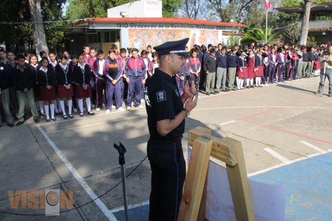 Inicia SSP programa de Proximidad Social en instituciones educativas de Morelia.