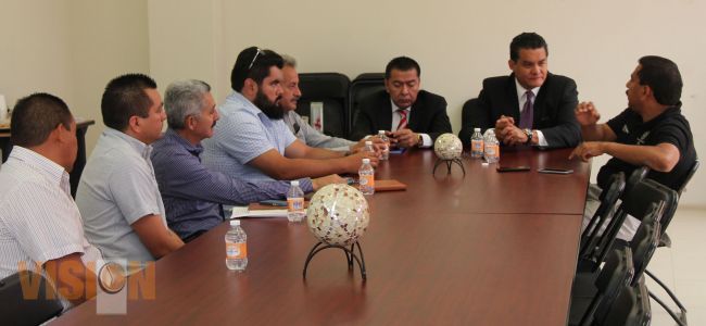 SSP realiza reunión de trabajo con transportistas de la entidad.