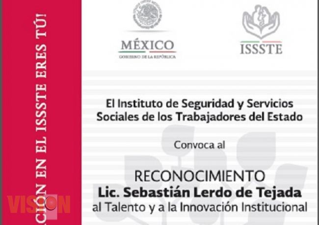 Convoca el ISSSTE a participar por el Reconocimiento “Sebastián Lerdo de Tejada C.”‏