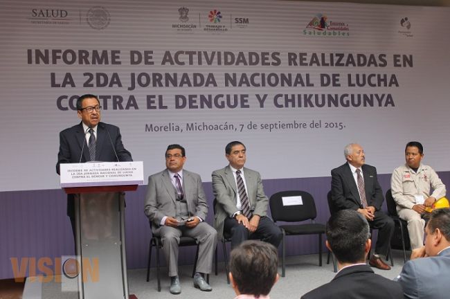 Rinde informe SSM de la 2da Semana Nacional de Lucha contra el Dengue y Chikungunya