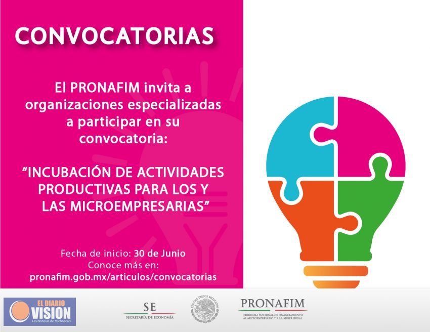 PRONAFIM lanza convocatoria para incubar más de 900 micronegocios en México