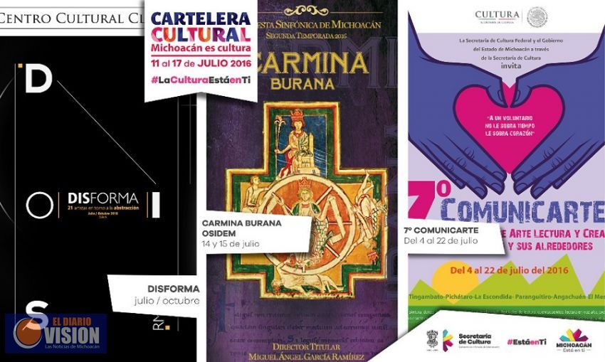 Cartelera cultural del 11 al 17 de julio 