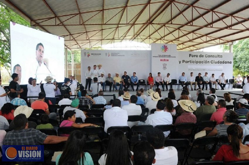 Sociedad Organizada exige participación activa y permanente en Plan de Desarrollo de Michoacán 