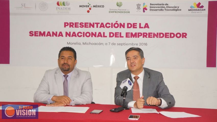 Presentan la Semana del Emprendedor que se realizará en CDMX 