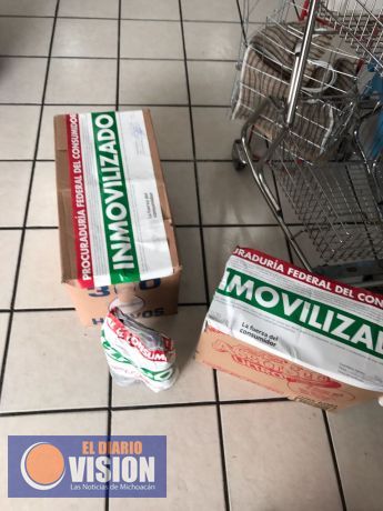 Profeco inmovilizó alimentos caducos de la tienda Merza