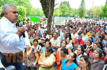 El Sueum realiza paro indefinido en la Universidad Michoacana