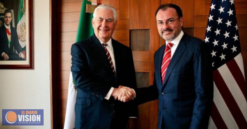 Videgaray y Tillerson acuerdan fortalecer cooperación en seguridad y migración