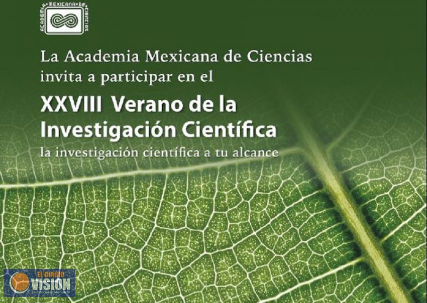 Invitan a nicolaitas a participar en el XXVIII Verano de la Investigación Científica