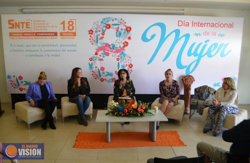 SNTE conmemoró el Día Internacional de la Mujer 