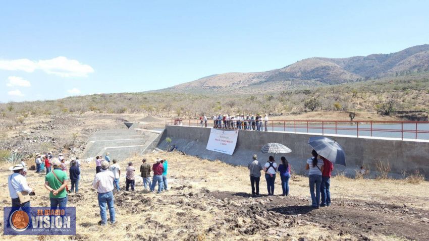 Inauguran presa "El Naranjo" en el municipio de Indaparapeo