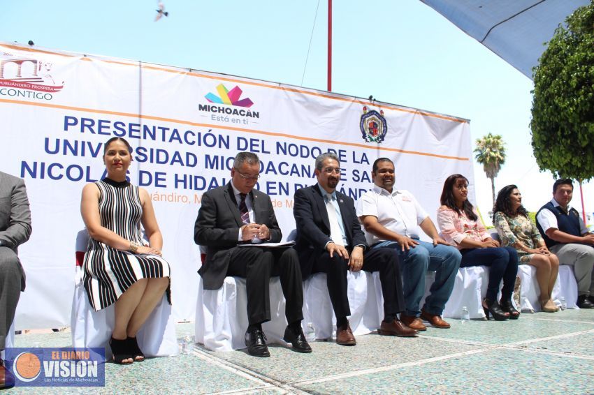 Llega la UMSNH a Puruándiro; abrirá Nodo de Educación a Distancia