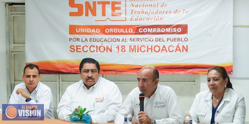 Sección 18 y gobierno de Michoacán resolverán demandas del magisterio