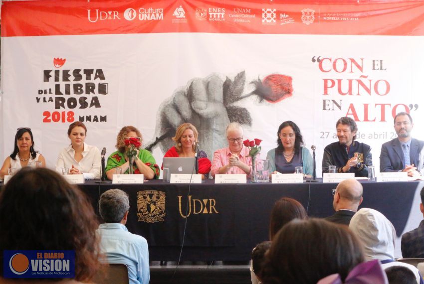 Fiesta del Libro y la Rosa 2018 contra la violencia, la palabra