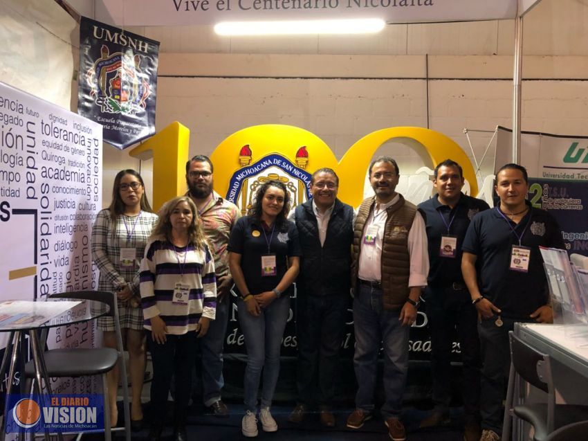 De los más visitados, el stand de UMSNH en la Expo Fiesta 2018