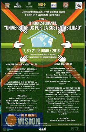 UMSNH celebrará el Día Mundial del Medio Ambiente con Foro Estudiantil