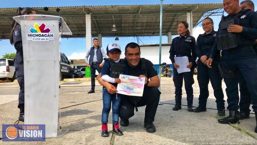 Realiza SSP curso de verano para hijos de elementos de la Policía Michoacán