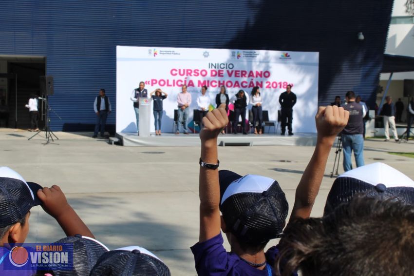 Inicia SSP curso de verano Policía Michoacán 2018