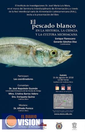 Presentarán libro sobre el pescado blanco michoacano en la CDMX