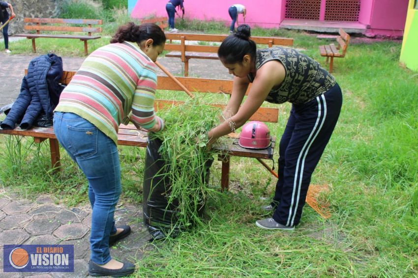 Recuperados, 59 espacios públicos en Michoacán