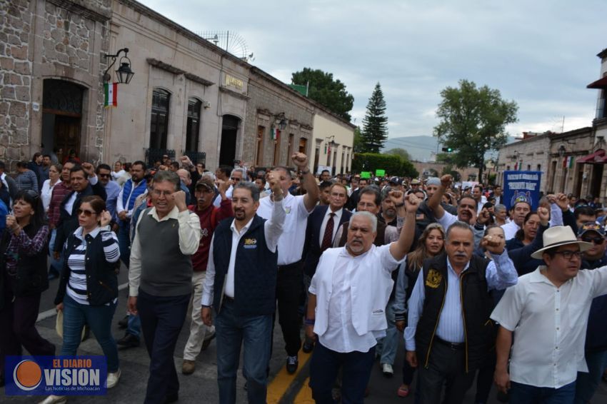 Por suficiencia presupuestaria a la Educación Superior, marchan 20 mil nicolaitas 