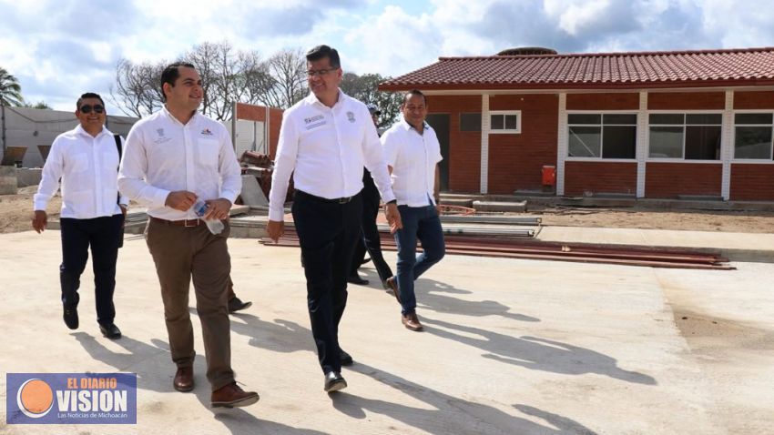 Avanza construcción del Complejo Administrativo y Policial Región Lázaro Cárdenas 