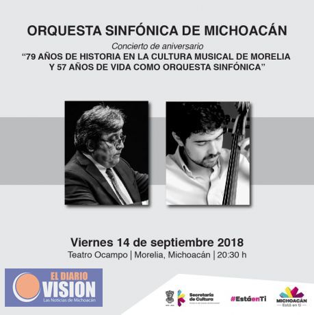 En el marco de su aniversario, OSIDEM ofrecerá concierto en el Teatro Ocampo