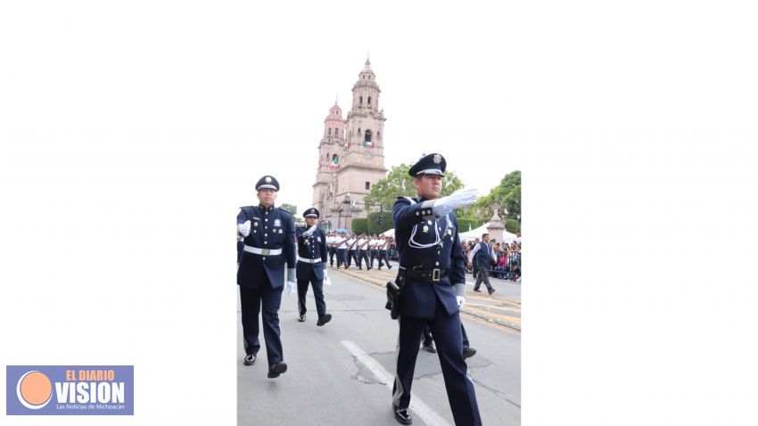 Participa IEESSPP en desfile conmemorativo de la Independencia de México