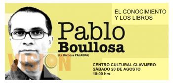 Pablo Boullosa ofrecerá una conferencia en el Diplomado Libros y Editores en México