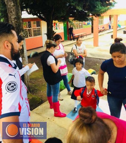 Escuelas de Periban sin daños y funcionando