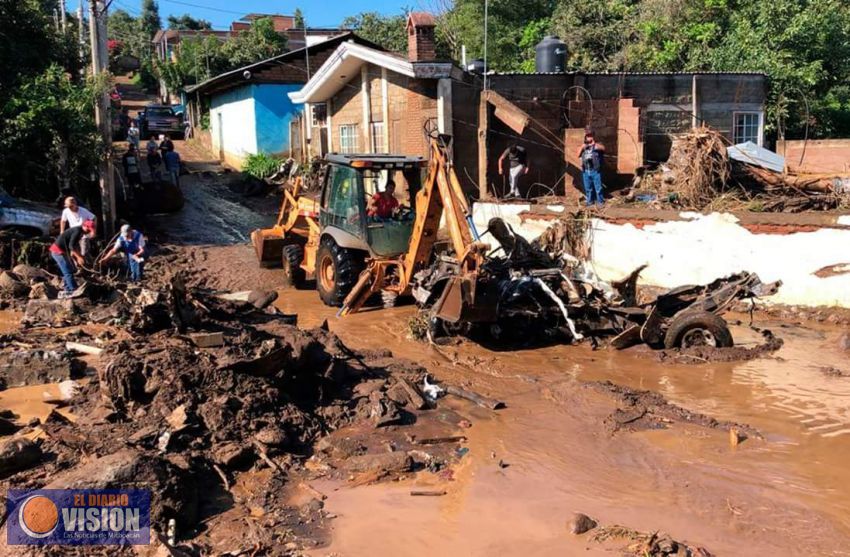 Se solidariza CMIC Michoacán con Peribán; envían apoyo para atender daños