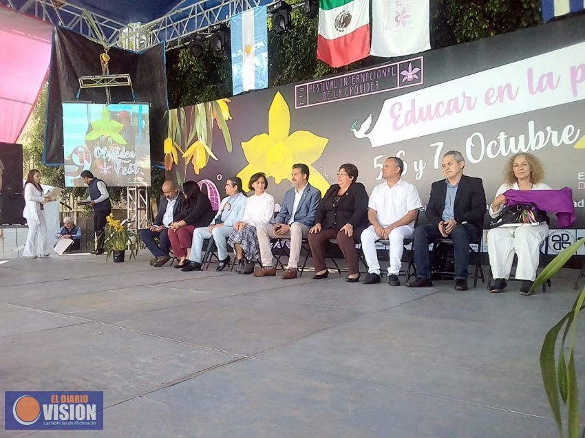 Inauguran Noveno Festival Internacional de la Orquídea, 