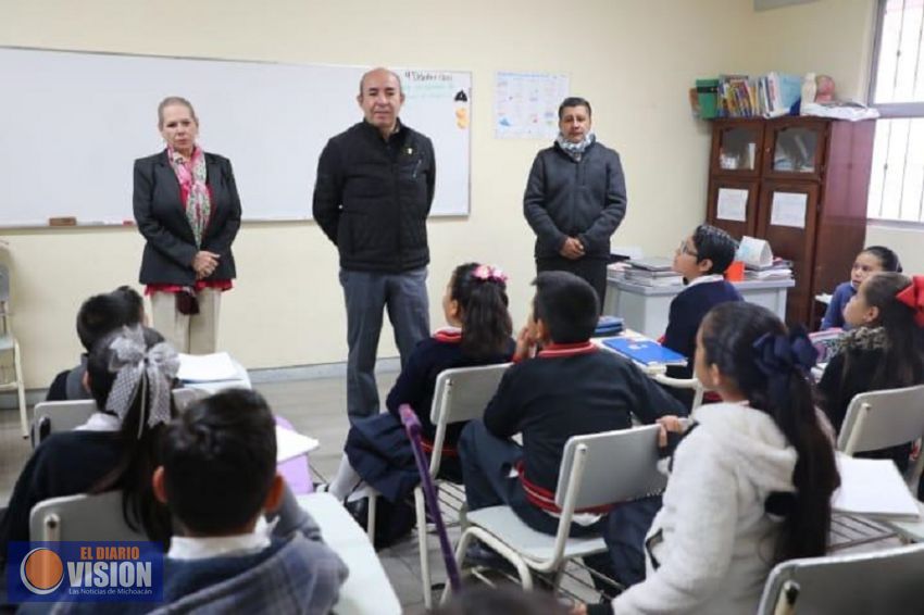 Sin incidentes se realiza Mochila Segura desde Casa en escuelas de Morelia