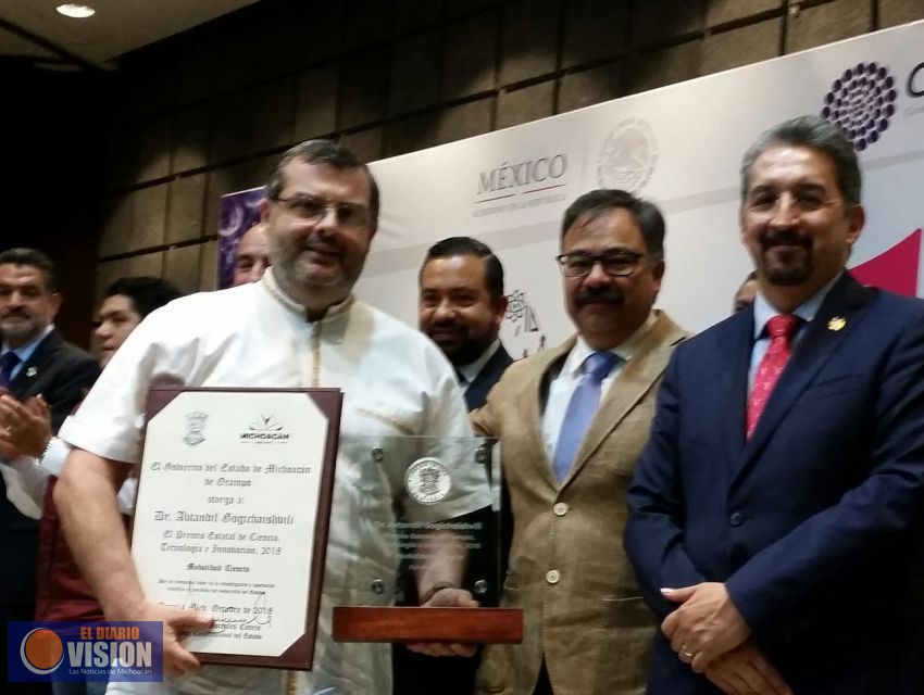 Dr. Avtandil Gogichaishvili, recibe el Premio Estatal de Ciencia 2018