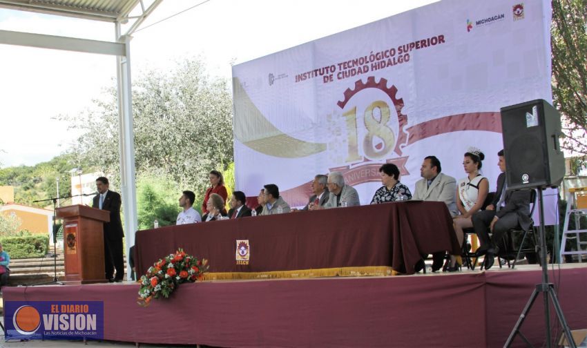 Festeja el Tecnológico Superior de Ciudad Hidalgo su XVII Aniversario