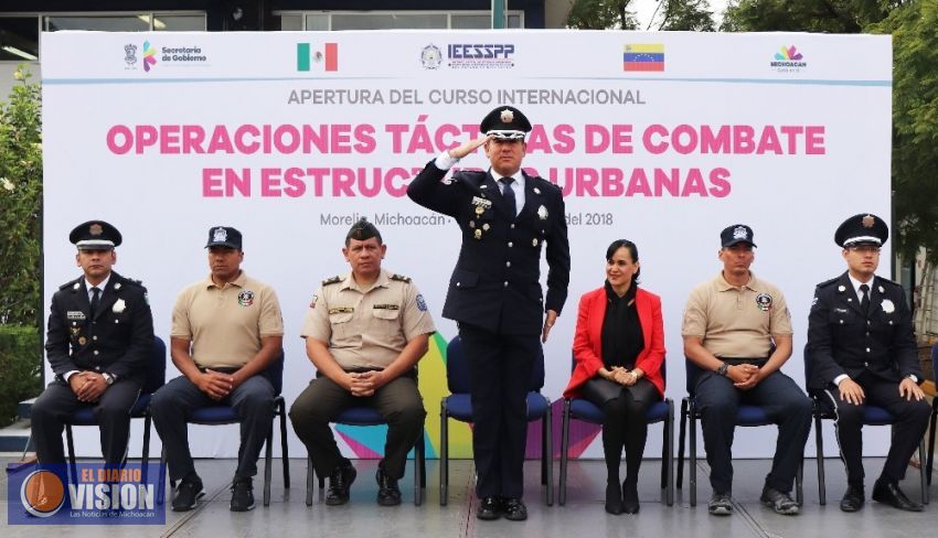 Imparte IEESSPP curso especializado en Tácticas de Combate en Estructuras Urbanas