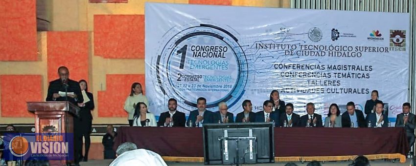 Inició Primer Congreso Nacional Tecnologías Emergentes en el Tecnológico de Ciudad Hidalgo