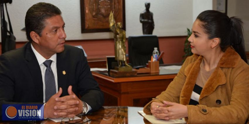 Se reúne rector con presidenta del IMAIP