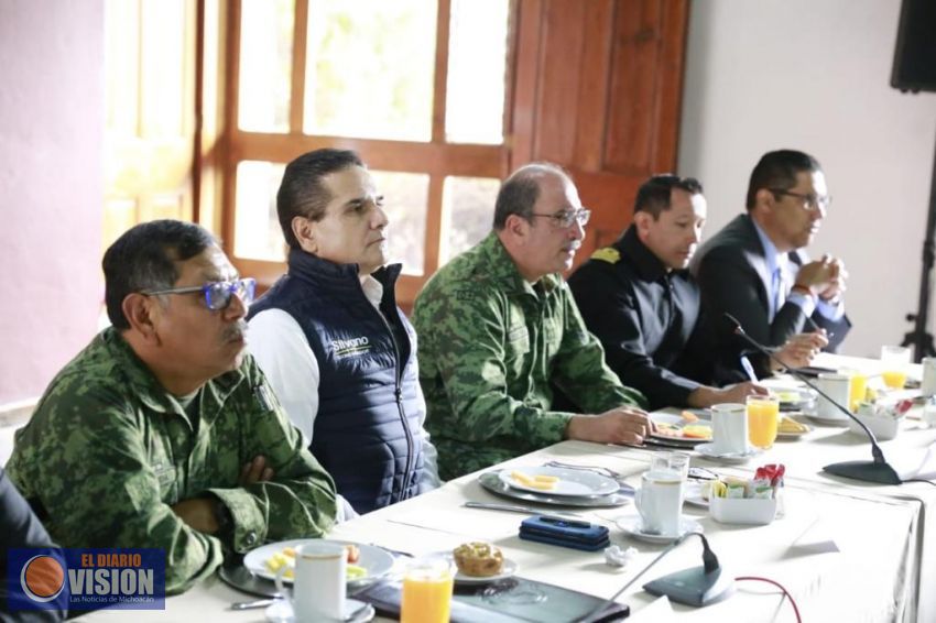 Revisa Mesa de Coordinación blindaje al traslado de combustible en Michoacán 