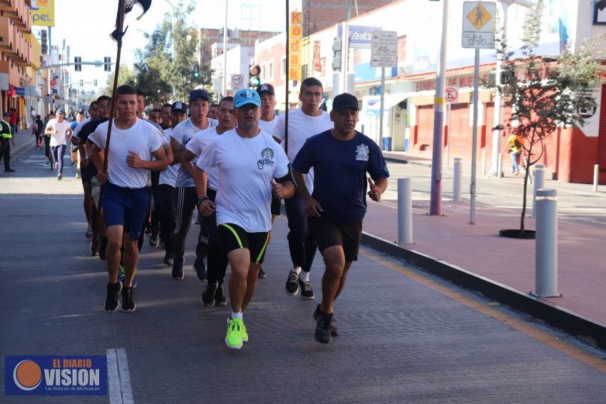 Participa IEESSPP en jornada deportiva en Zitácuaro