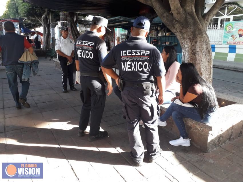 Finaliza IEESSPP curso de Proximidad Social para policía municipal de Zitácuaro