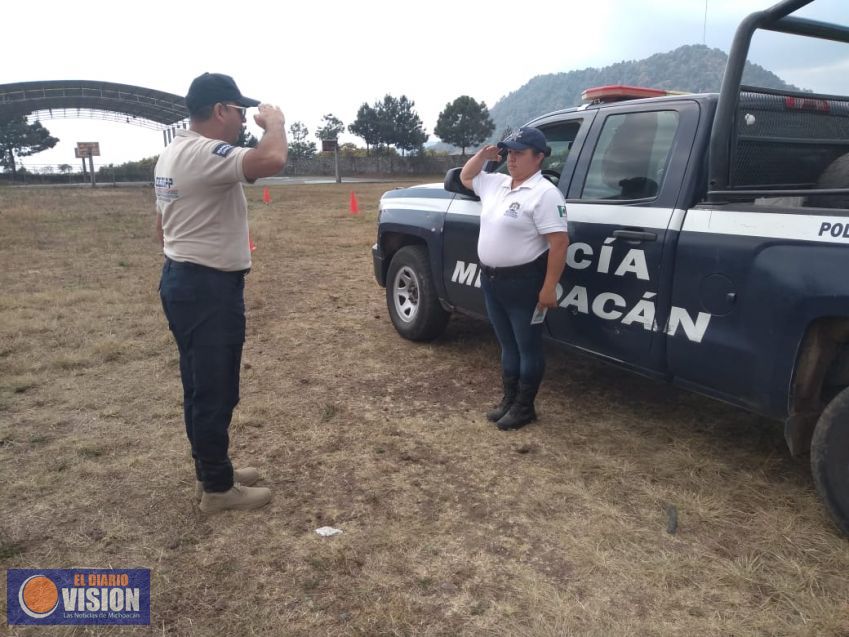 IEESSPP continúa formando policías en el municipio de Uruapan