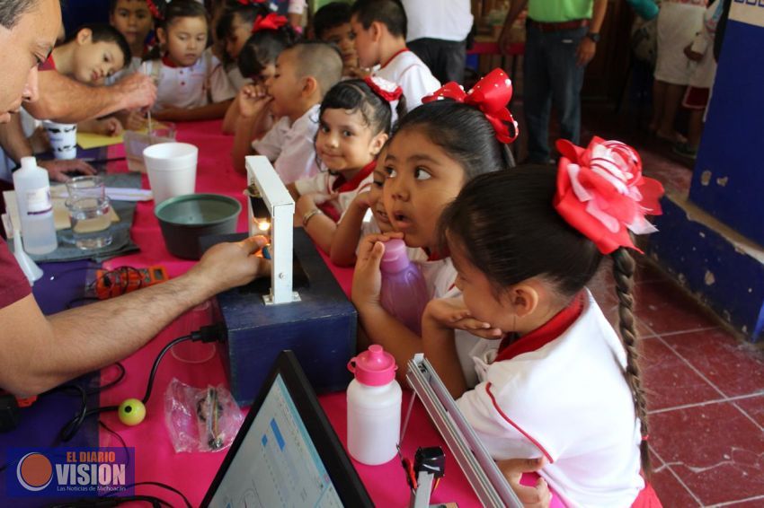 Inauguran el 13o. Festival Infantil de Ciencia y Tecnología en Huetamo