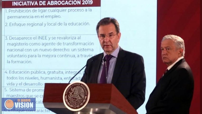 Esteban Moctezuma expone diferencias entre reforma educativa 2013 e iniciativa de abrogación 2019